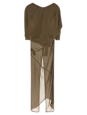 Макси ENTIRE STUDIOS Asymmetrical skirt dress (ESSS26DR020160024) #