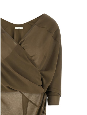 Макси ENTIRE STUDIOS Asymmetrical skirt dress (ESSS26DR020160024) #