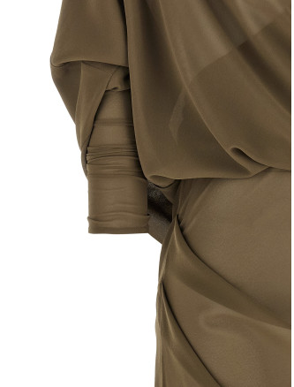 Макси ENTIRE STUDIOS Asymmetrical skirt dress (ESSS26DR020160024) #