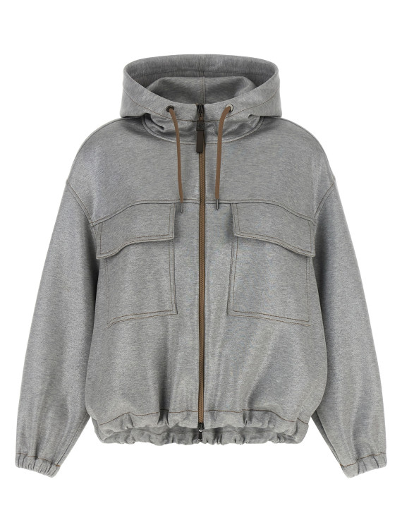 Бомбер күртеше BRUNELLO CUCINELLI 'Shiny Zipper Pull' (MQ980SQ906C001) #1