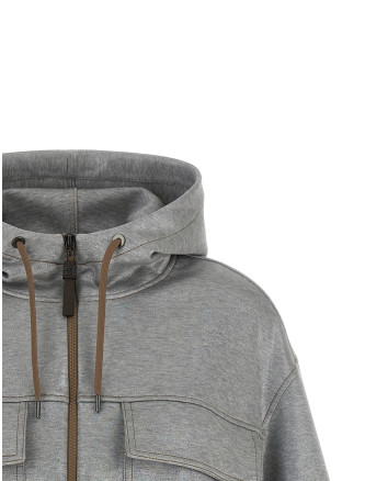 Бомбер күртеше BRUNELLO CUCINELLI 'Shiny Zipper Pull' (MQ980SQ906C001) #