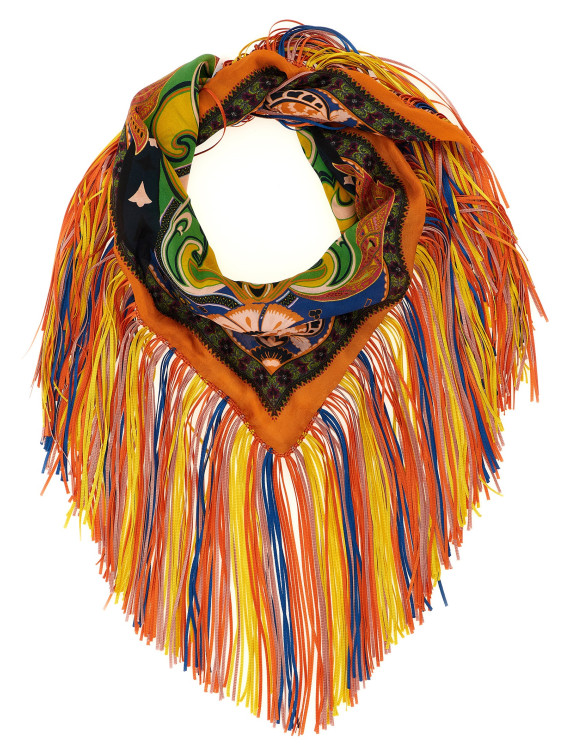 Шарф, платок ETRO Fringed scarf (WAXA0023AQ11UX0870) #1