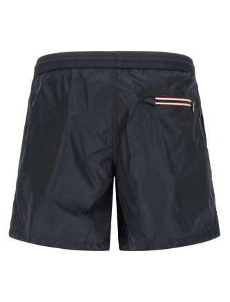 Пляжная одежда MONCLER Tricolor logo patch swimsuit (L10912C000175985M742) #