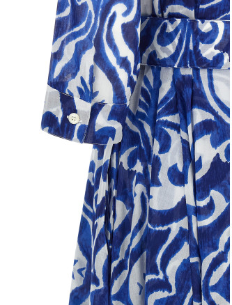 'Aster' dress (ASTERDRESSWHITECOBALTBLU) #