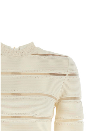 Мини BALMAIN Bodycon dress (GF0R8955KJ84GDK) #