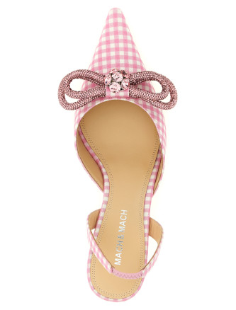 'Double Bow' slingback (SS26S113365VICPNK) #