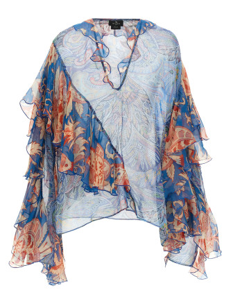 Рубашка, блузка ETRO Chiffon blouse