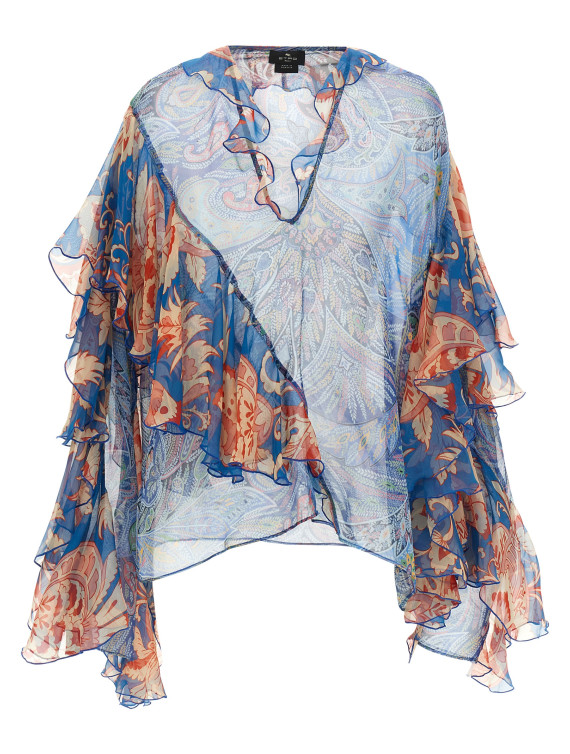 Рубашка, блузка ETRO Chiffon blouse (WRJA017799SA1Q7X0887) #1