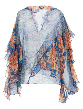 Рубашка, блузка ETRO Chiffon blouse (WRJA017799SA1Q7X0887) #