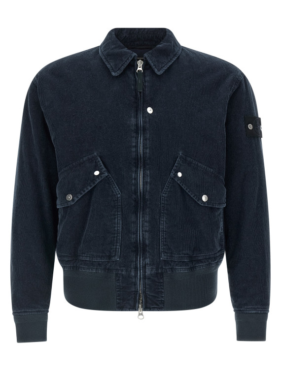 Куртка-бомбер STONE ISLAND 'Micro Corduroy-Rinsed' (K2S154100123S0J10V0021) #1