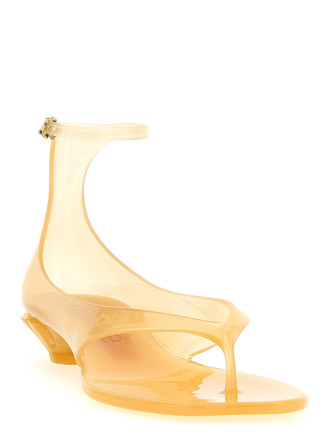 Босоножки на низком каблуке CHLOÉ 'Chloé Jelly' (CHC25U09VRQ26O) #