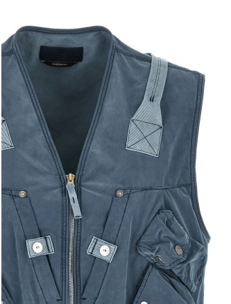 Жилет STONE ISLAND 'G100016 David Light Indigo-Tc' (K2S15G100016S0J14V0021) #