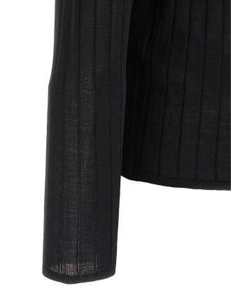 Поло SAINT LAURENT Pointelle wool polo shirt (861749Y77JC1000) #