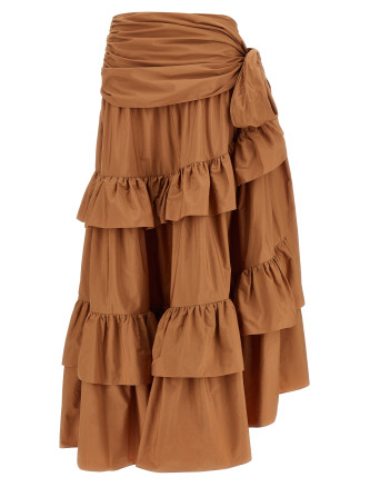 Мини CHLOÉ Flounces volant skirt