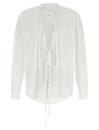 Рубашка, блузка MAISON MARGIELA Raw cut hem shirt