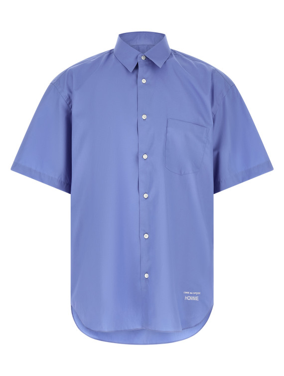 Рубашка, блузка COMME DES GARҪONS HOMME Logo embroidery shirt (HQB1032) #1