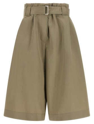 Бермуды, шорты BRUNELLO CUCINELLI Bag waist bermuda shorts