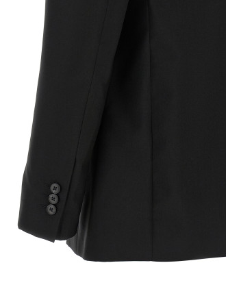 Блейзер MFPEN Double-breasted blazer (M126040BLACKTROPICALWOOL) #