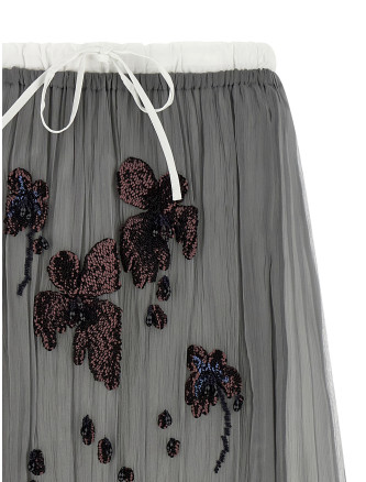 Миди PRADA Chiffon skirt (P172ZRSOOO18QLF0024) #