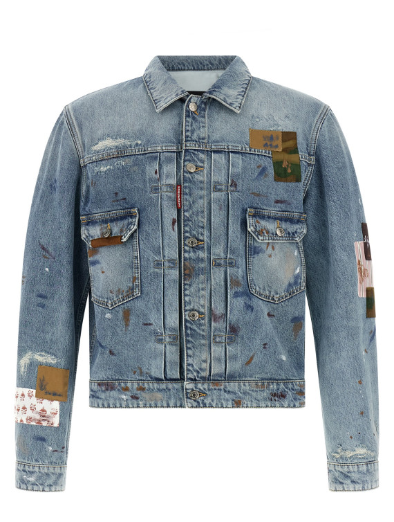 Джинсовая куртка DSQUARED2 'Rebel' (S71AN0668D30040470) #1