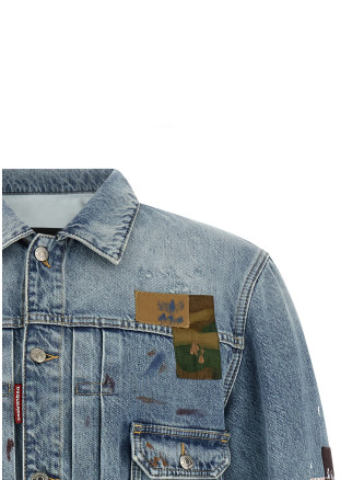 Джинсовая куртка DSQUARED2 'Rebel' (S71AN0668D30040470) #