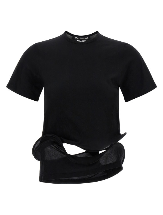 Sculptural background t-shirt (JQT0401) #1