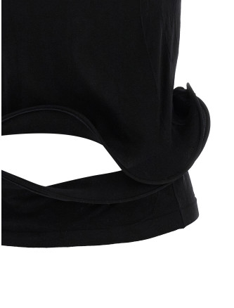 Sculptural background t-shirt (JQT0401) #