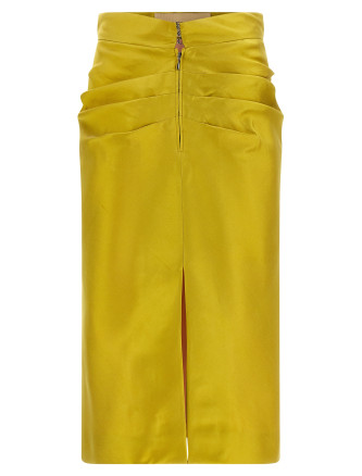 Миди VALENTINO GARAVANI Valentino Garavani Shantung silk skirt