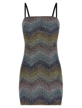 Мини MISSONI Lamé viscose dress