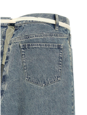 Мини MAISON MARGIELA Raw hem denim skirt (S29MI0010M30066962) #