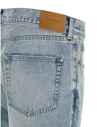 Джинсы SAINT LAURENT Wide leg jeans (795478Y35AQ5107) #