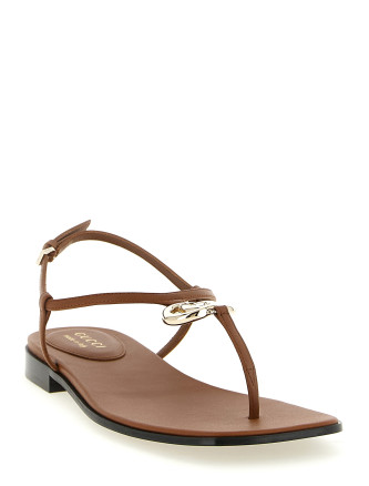 Босоножки на низком каблуке GUCCI 'Lifford' (853759A3N002719) #