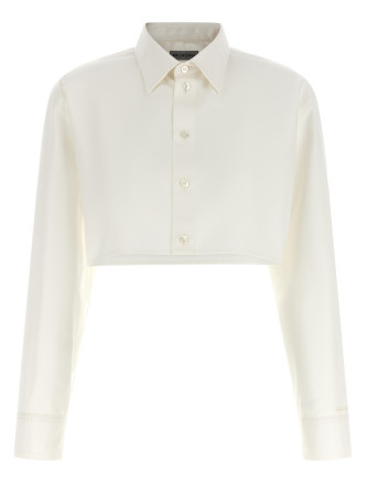 Рубашка, блузка BALENCIAGA Cropped shirt