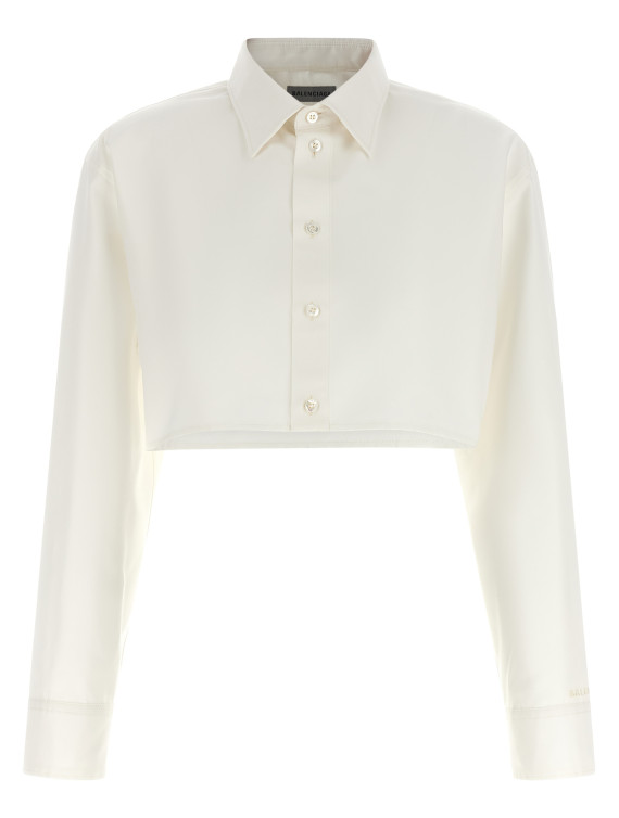 Рубашка, блузка BALENCIAGA Cropped shirt (872327TUM189000) #1