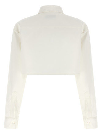 Рубашка, блузка BALENCIAGA Cropped shirt (872327TUM189000) #