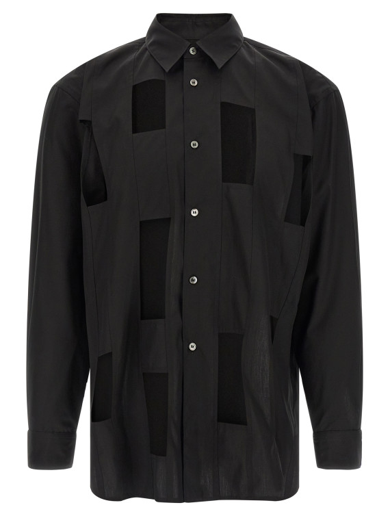 Рубашка, блузка COMME DES GARÇONS HOMME PLUS Geometric cut-out shirt (PQB0151) #1