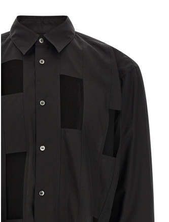 Рубашка, блузка COMME DES GARÇONS HOMME PLUS Geometric cut-out shirt (PQB0151) #