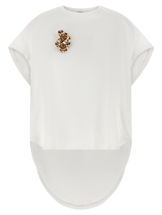 Футболка DI.LA3 PARI' Double pin t-shirt (T92AVORIO) #1