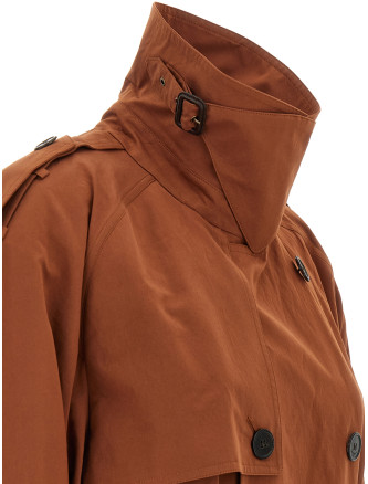 Пальто, тренч SAINT LAURENT Double-breasted trench coat (851259Y6J952089) #