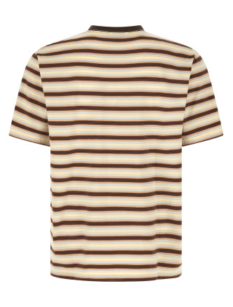 Футболка AURALEE Gradient stripes t-shirt (A26ST02GJFADEBROWNSTRIPE) #