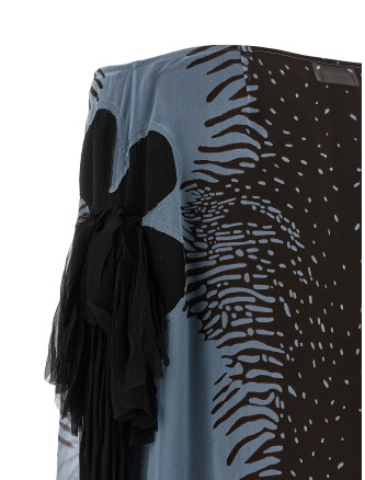 Georgette skirt (793912WASHEDDENIMEXPRESSO) #