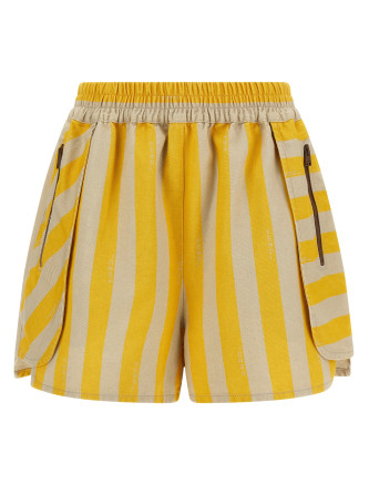 Бермуды, шорты FENDI Pequin striped shorts