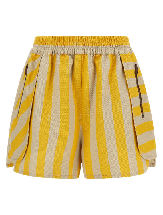 Бермуды, шорты FENDI Pequin striped shorts (FLP896AOHUF1W0T) #1