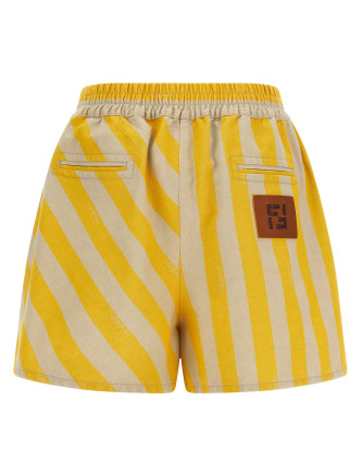 Бермуды, шорты FENDI Pequin striped shorts (FLP896AOHUF1W0T) #