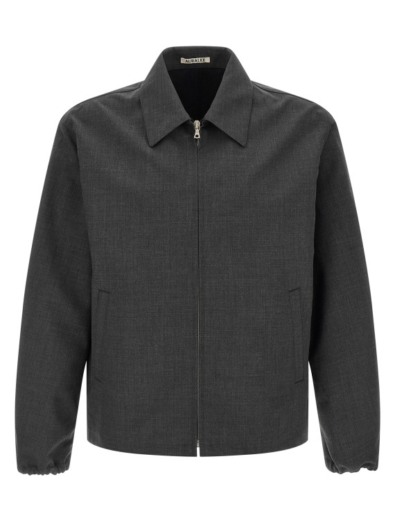 Повседневная куртка AURALEE Tropical wool jacket (A26SB02WBTOPCHARCOAL) #1