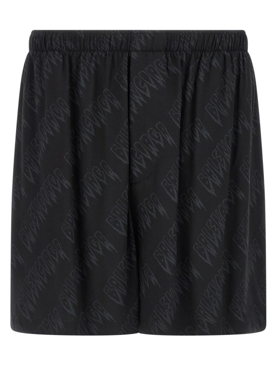 Бермуды, шорты BALENCIAGA Logo shorts (871411TUL021069) #1