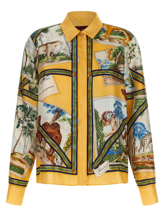 Рубашка, блузка GUCCI Silk shirt