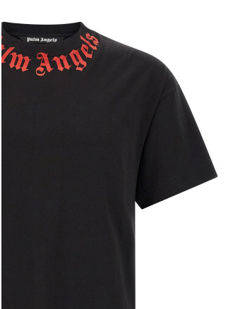 Футболка PALM ANGELS 'Neck Logo' (PMAA109S26JER00810251025) #