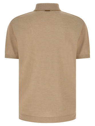 Поло ZEGNA Cotton silk polo shirt (UH341A3H786262) #