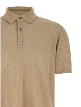 Поло ZEGNA Cotton silk polo shirt (UH341A3H786262) #